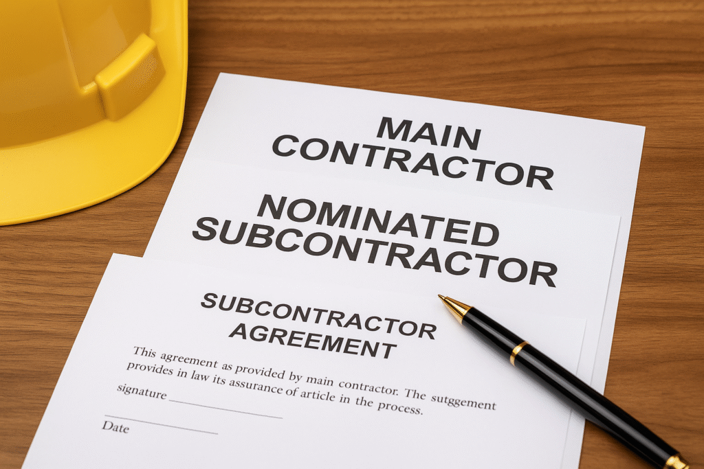 Nominated Subcontractor