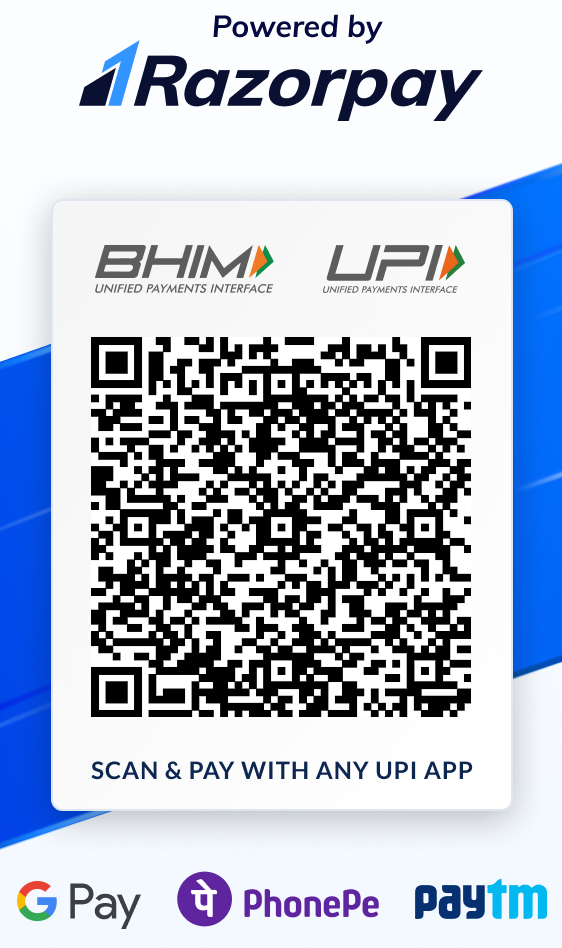Scan to pay ₹599