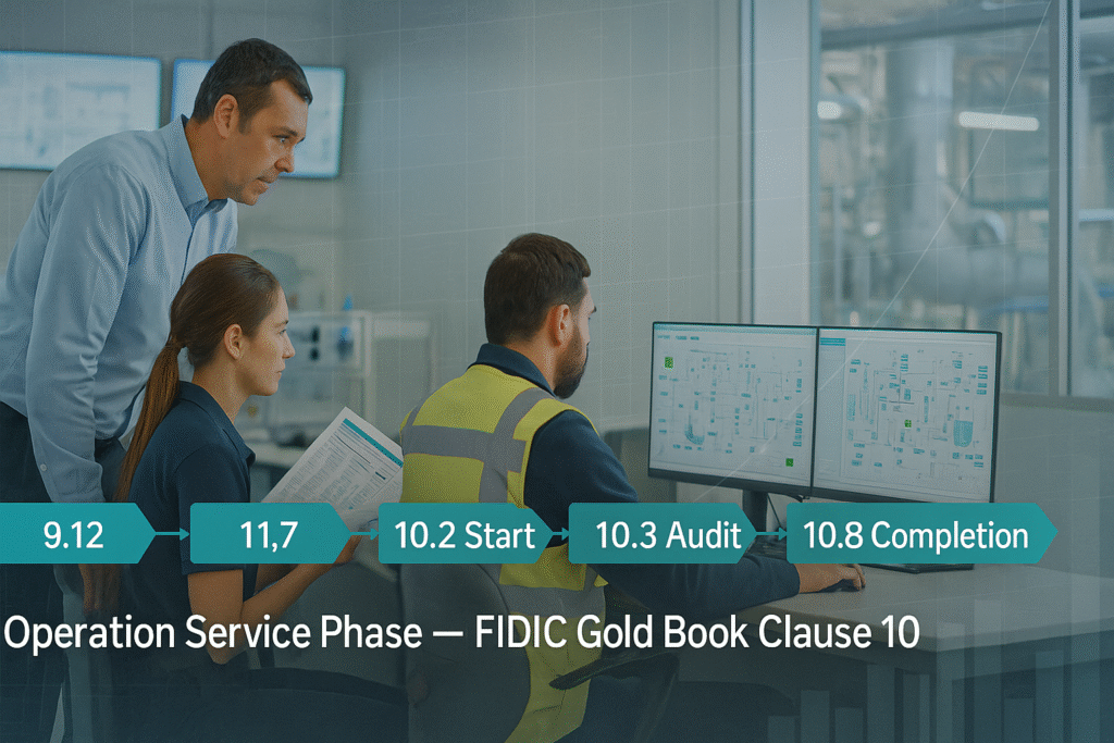 Operation Service in FIDIC Gold Book: Start, Duties, Risks