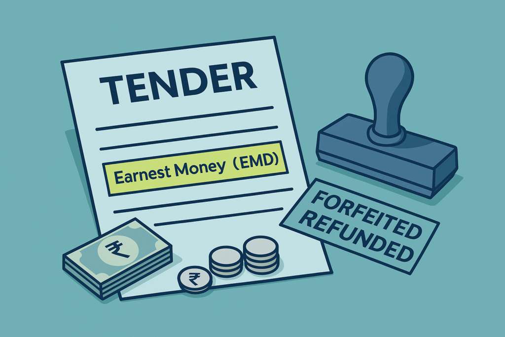 Earnest Money in CPWD Tenders: Rules & Examples